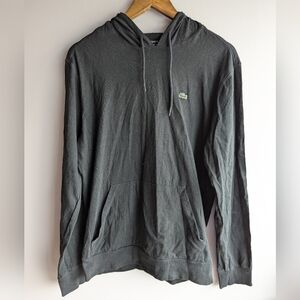 Lactose T-shirt Style Hoodie Cotton Mens Large Black Long Sleeve Lightweight